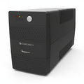 Black UPS (Uninterruptible Power Supply) device with Zebronics branding on a white background